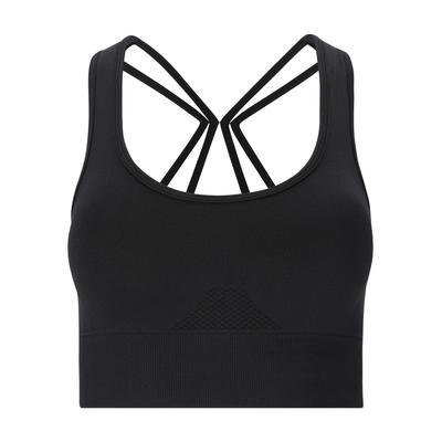 Sport-BH ATHLECIA "Missori 2", Damen, Gr. XXS/XS, schwarz, 92% Polyamid, 8% Elasthan, unifarben, BHs Sport-BH, im komfortablen Seamless-Design