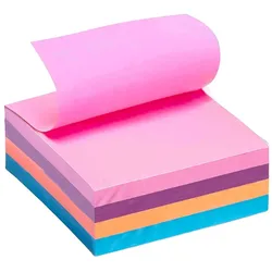 Q-Connect® KF02514 Haftnotiz-Würfel  Ultrafarben (sortiert)