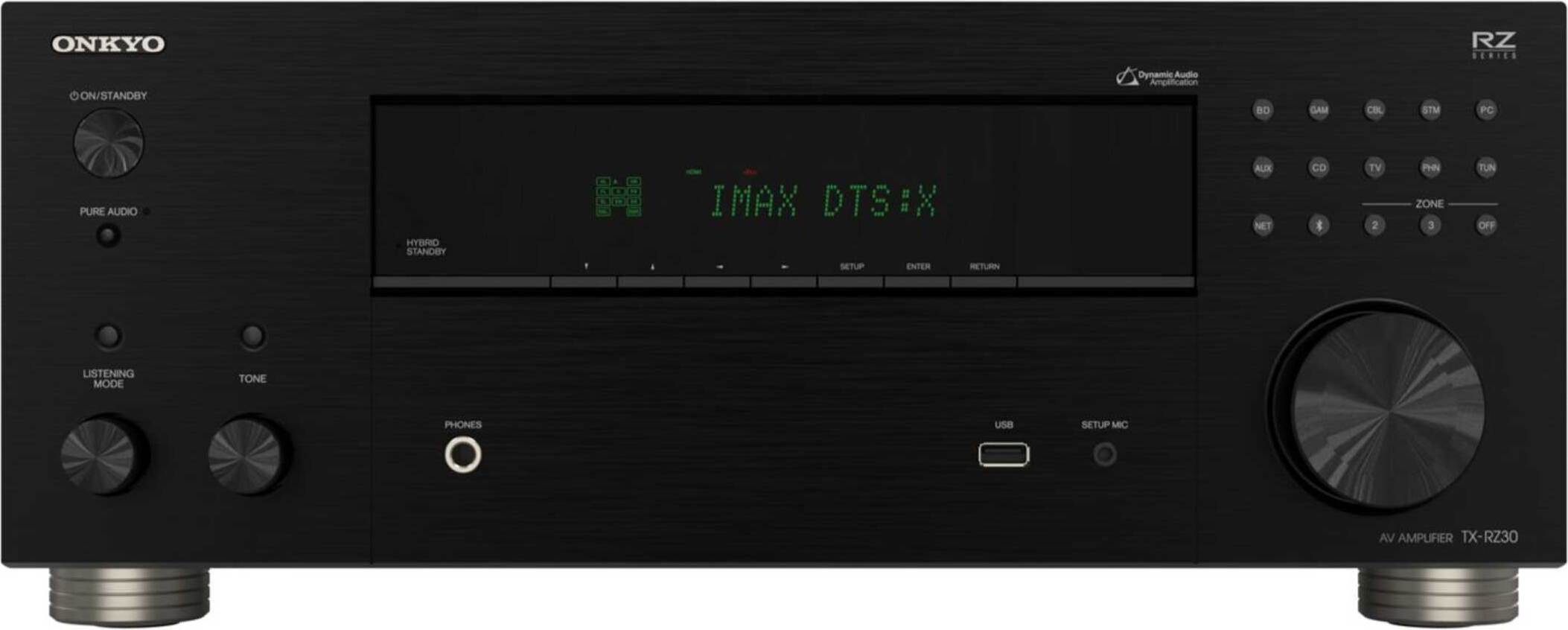ONKYO TX-RZ30, 9.2 Kanäle, Surround, 170 W, 5 - 100000 Hz, Klemmleistenanschluss, Kabelgebunden