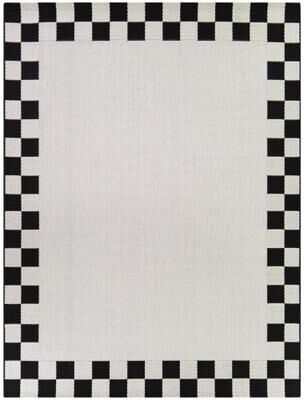Balta Rugs Tabor Checkered Border Indoor/Outdoor Area Rug