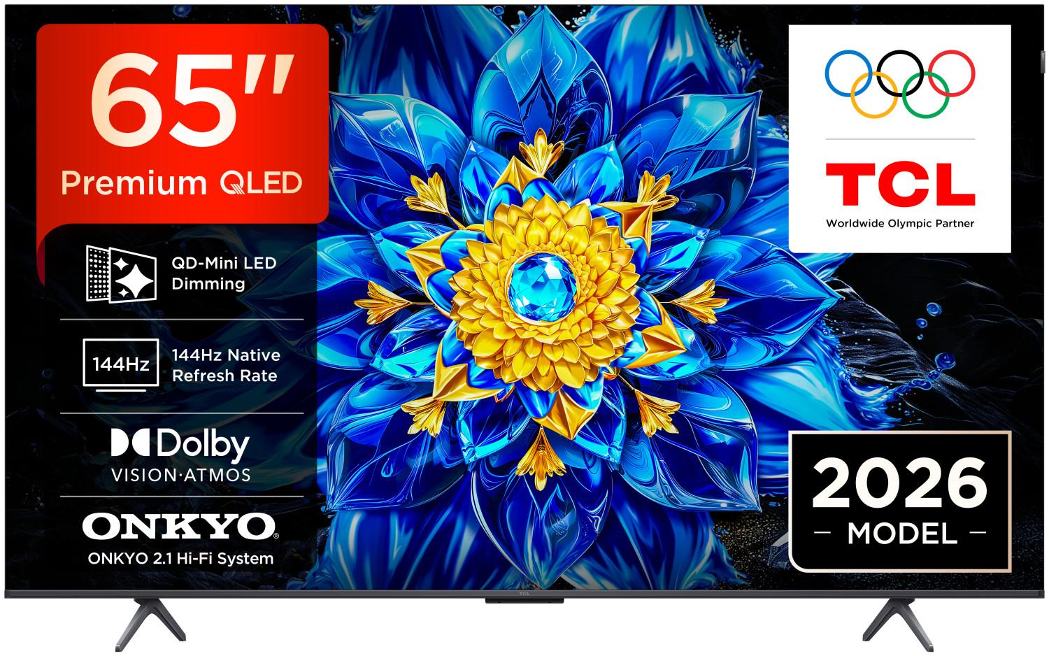 TCL P8L 65P8L, 165,1 cm (65"), 3840 x 2160 Pixel, QD-Mini LED, Smart-TV, WLAN, Schwarz