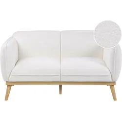 2-SITZER-SOFA Bouclé Weiß Ljung