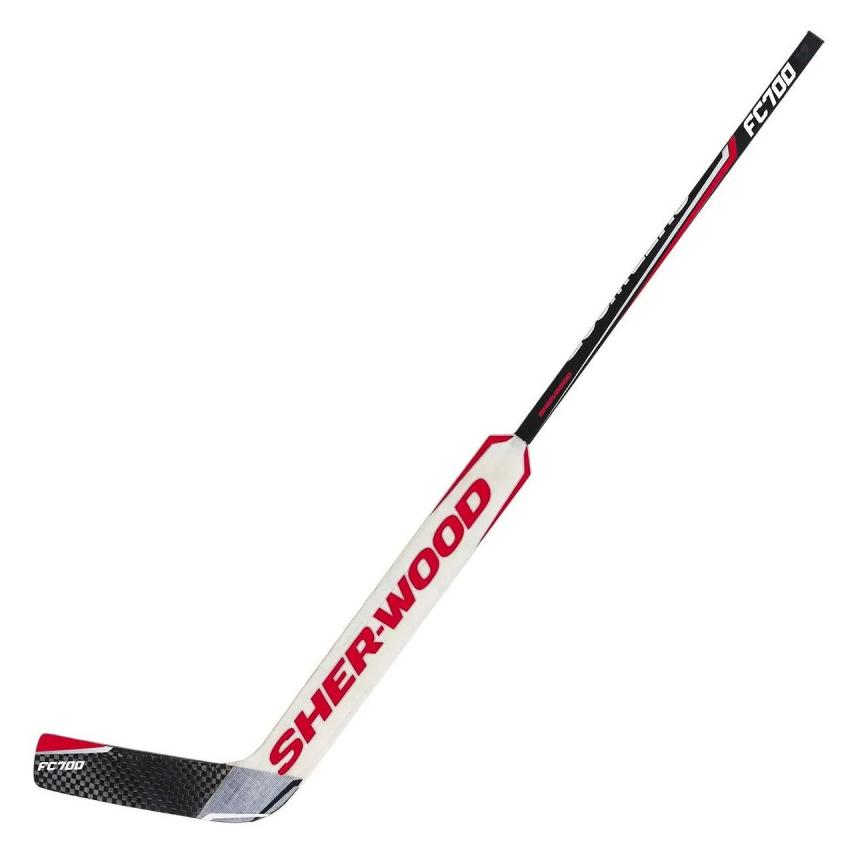 Sher-Wood SHERWOOD FC700 INT Composite-Torwartschläger (Schwarz, Links, INT 24", 41) (Links) (Sherwood)