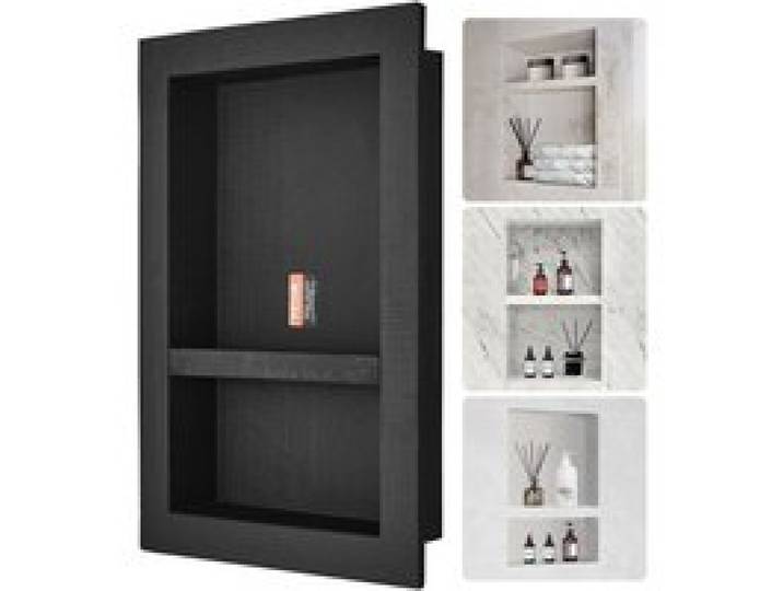 VEVOR Wandnische 10x40,64x60,96cm Duschnische Nische Befliesbar Doppellagig Wasserdicht Nischeneinbau Rückwandmaterial (XPS, Holz, Zement) Geeignet für Badezimmer Schlafzimmer Arbeitszimmer