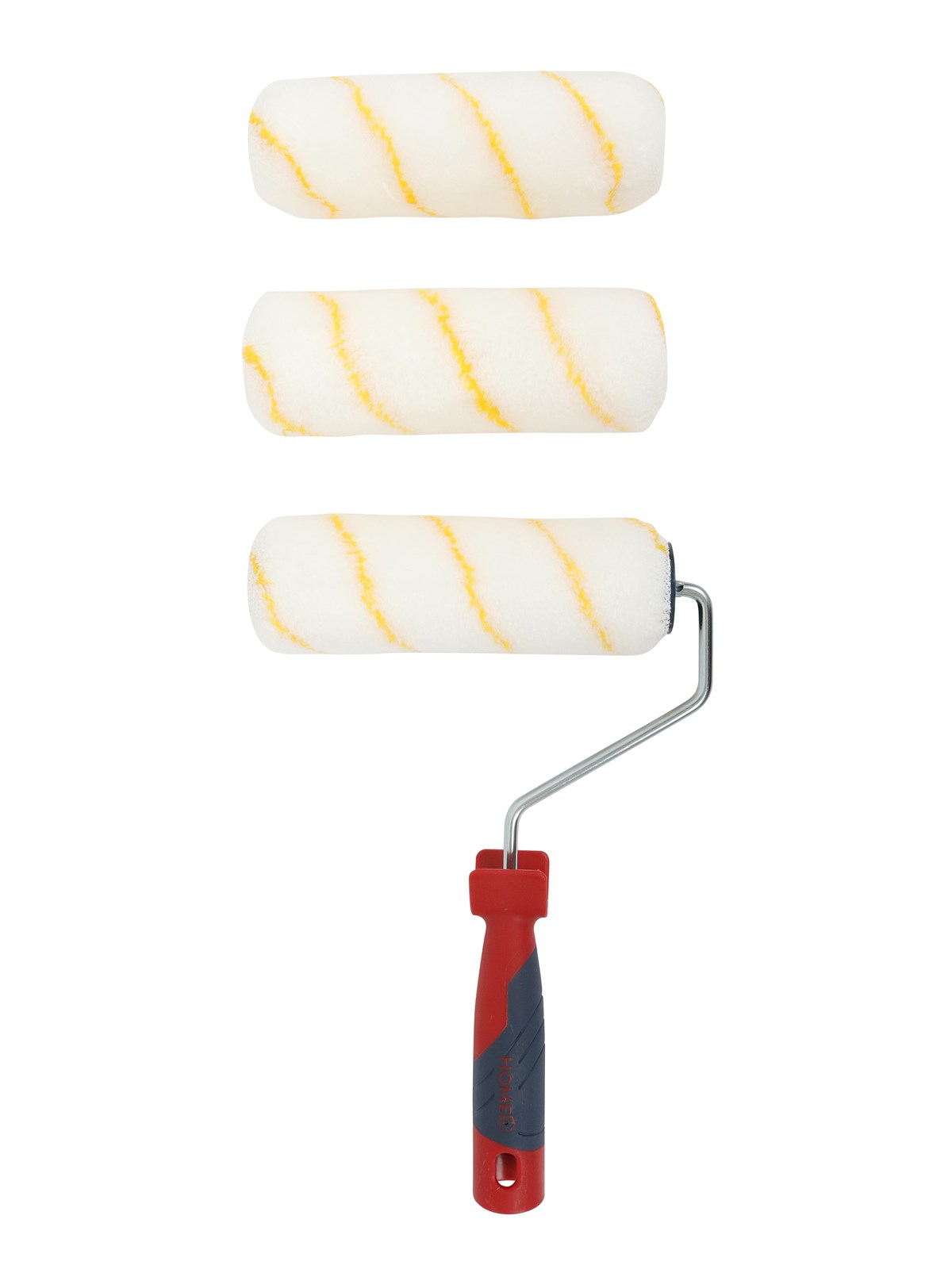 Work>it Paint Roller Set With 2 Extra Rollers 18 cm