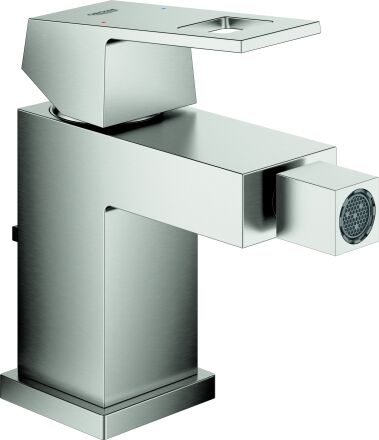 Grohe Eurocube 23138DC0 supersteel, avec garniture de vidage , avec limiteur de température
