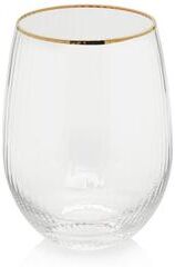 Zodax Optic Stemless All Purpose Glasses, Set of 6