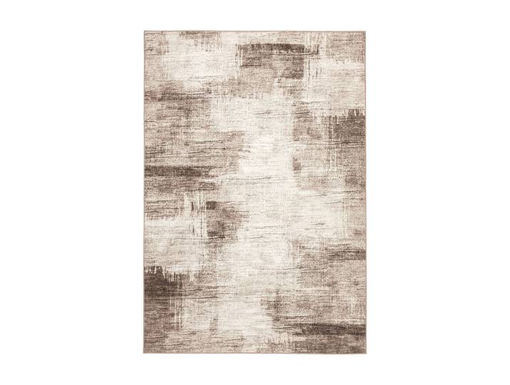 Teppich KAYOOM Visionary 127 , braun (beige), B:230cm H:8mm L:330cm, Polyester, Teppiche, Teppich, Kurzflor, Vintage, Patchwork, Modernes Muster