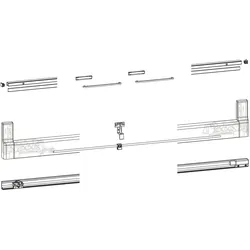 GU, Zubehör Türbeschlag, 966/150 PSK Profilbeutel, L=2960 mm, weiss