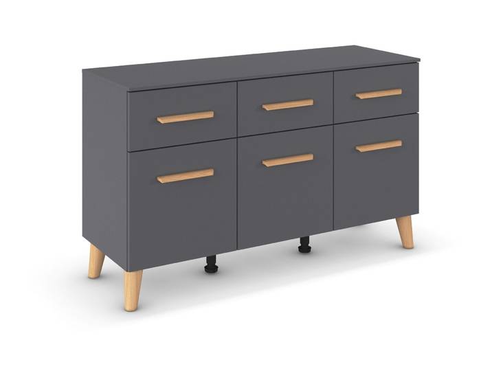 rauch Kommode »Skandi« - 120x42x72cm - grau -
