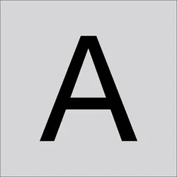 RZB 99223.013.A Buchstabe "A",120mm