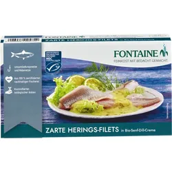 Fontaine Heringsfilets in Senf-Dill-Creme