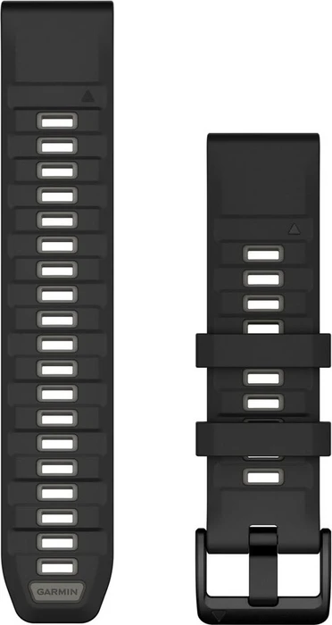 Garmin Silikon QuickFit 22 - Black/Pebble Gray