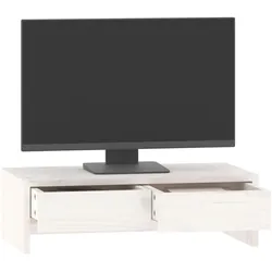 vidaXL Fadonita, Monitor Erhöhung, Weiss