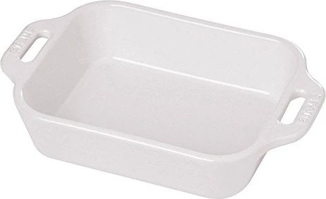 Staub Gratin Dish 34 x 24 cm - 4.5 L White