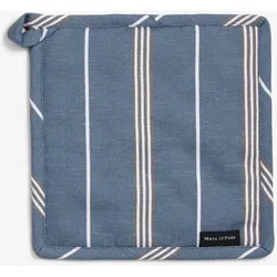 Marc O'Polo Topflappen Jona 22x22cm smoke blue