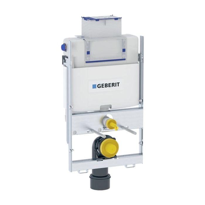 Geberit GIS Wand-WC-Element 461141001 87cm, verzinkt, mit Omega Unterputz-Spülkasten 12 cm