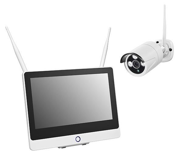 Indexa WLAN-Überwachungssystem WR100 SET MB 1TB, Verkabelt & Kabellos, Patrone (Form), Wi-Fi/RJ-45, Drinnen/Draußen, 2,9 m, 4 mm