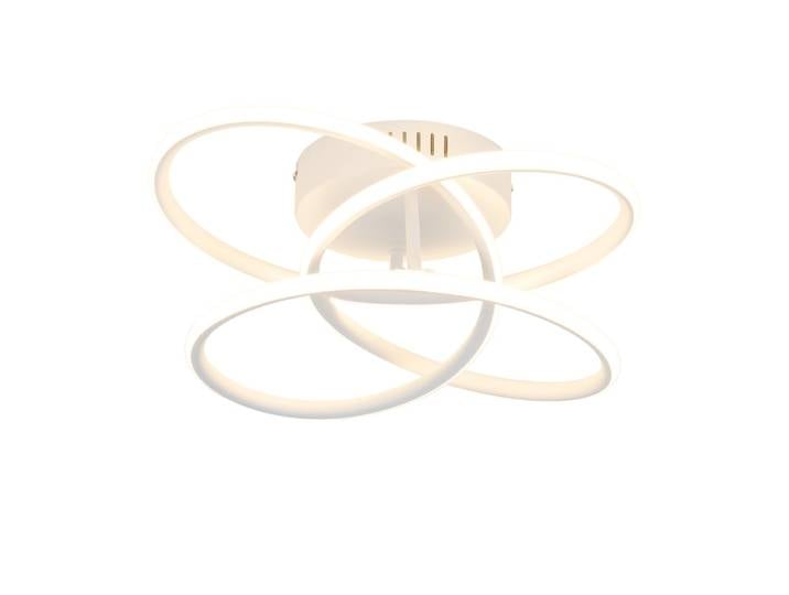 Plafonnier fer blanc 36x33x14cm led 44w