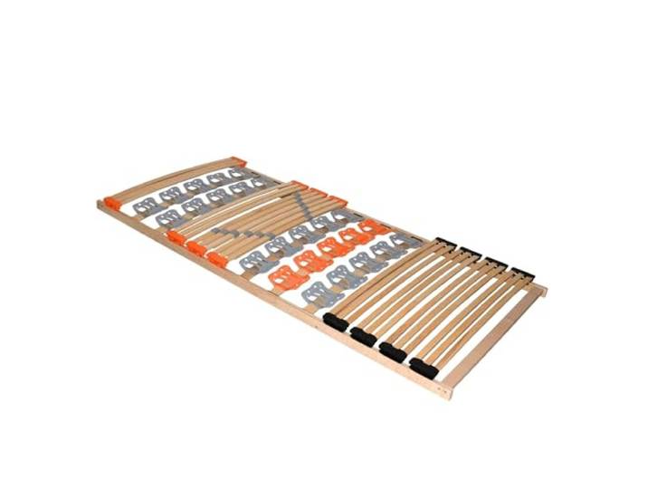 Coemo 7-Zonen-Tellerlattenrost KombiFlex, 140x200 cm, starr Lattenrahmen Made in EU, Lattenrost starr, KombiFlex 7-Zonen-Federholzleisten-Tellerlattenrost, langlebig