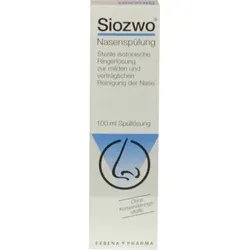 SIOZWO Nasenspülung Konservierungsstofffrei 100 ml Spüllösung