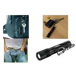 Ansmann, Taschenlampe, LED-Taschenlampe Adventure TA90B, schwarz mit Schlüsselanhänger, Lichtstrom: 90 Lumen, Leuchtdauer: (90 lm)