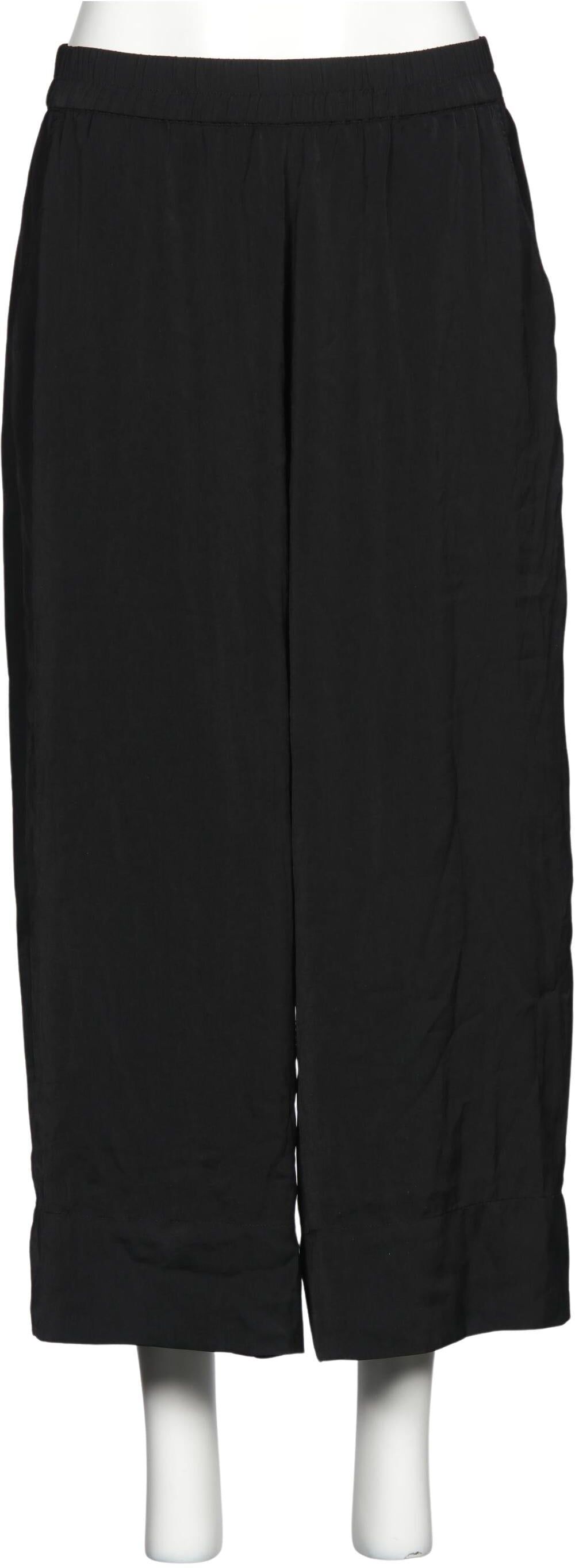 Second Female Damen Stoffhose, Schwarz, Gr. M, Synthetik - Second Hand
