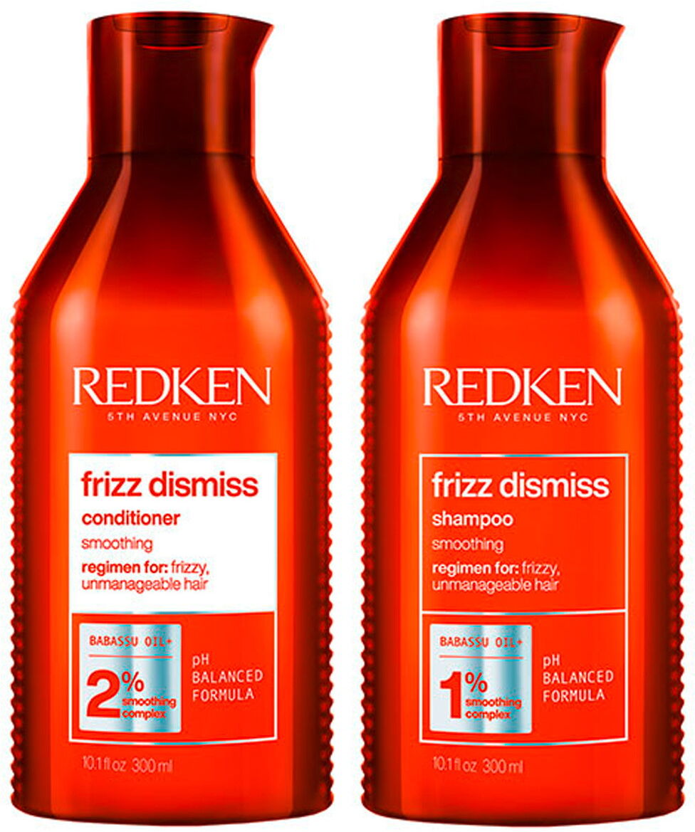 600ml Redken frizz dismiss Set (Shampoo 300ml + Conditioner 300ml)
