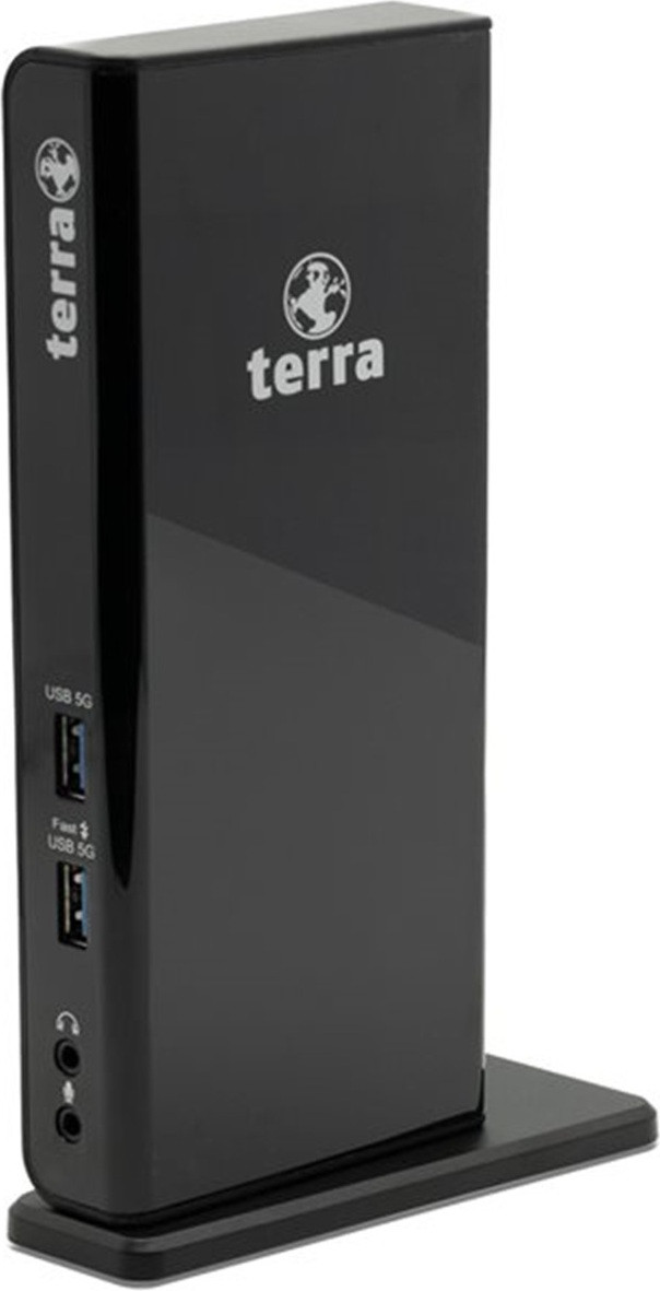 D TERRA MOBILE Dockingstation 732: USB-A/C dockingstation met ondersteuning voor twee beeldschermen