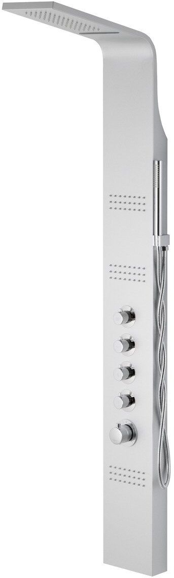 Corsan Kaskada panel prysznicowy z mieszaczem srebrny A-014AMSREBRNY