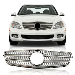 Kühlergrill Chrom & Schwarz passend für Mercedes-Benz C-Klasse W204 2007-2015