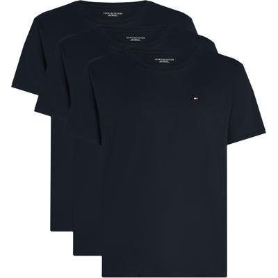 T-Shirt, Herren, Gr. L (52), desert sky, desert sky, desert sky, Jersey, Obermaterial: 100% Baumwolle, TOMMY HILFIGER UNDERWEAR, regular fit, Rundhals, Shirts T-Shirt, Jersey, Rundhals, normale Passform