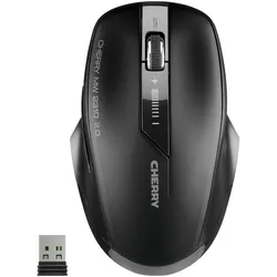 Cherry MW 2310 2.0 Schwarz – Kabellose Desktop-Maus, 2400 DPI, 2.4 Ghz USB-A Empfänger, 2x AA Batterie