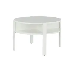 Couchtisch  Corno , weiß , Maße (cm): H: 45,5  Ø: 74.4