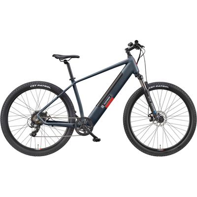 E-Bike TELEFUNKEN "Aufsteiger M921" Gr. 48, grau (granitgrau, schwarz), Elektrofahrräder, 48cm, 29 Zoll (73,66cm), Pedelec, Elektrofahrrad für Damen u. Herren, MTB, Topseller
