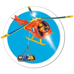 Simba Feuerwehrmann Sam Hubschrauber Wallaby inkl.Figur