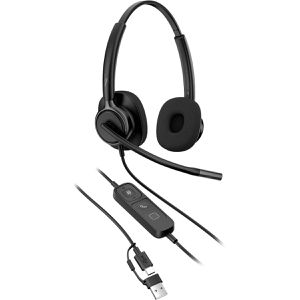 Poly Headset Mission 425 Classic Stereo, USB-A, USB-C, On-Ear