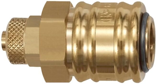 Riegler Raccord rapide NW 7,2, MS poli, raccord tuyau 10x8 (243.312)