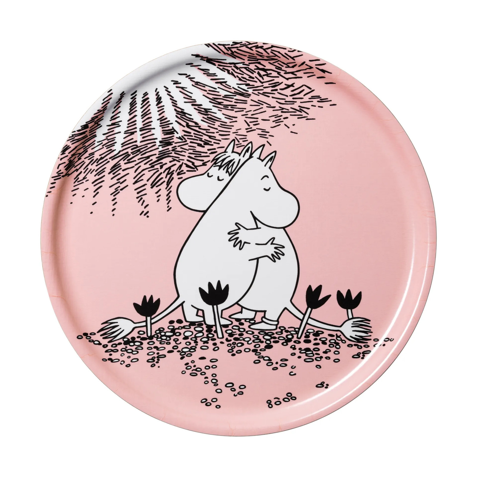 Moomin Arabia Kärlek Mumin dienblad Ø35 cm