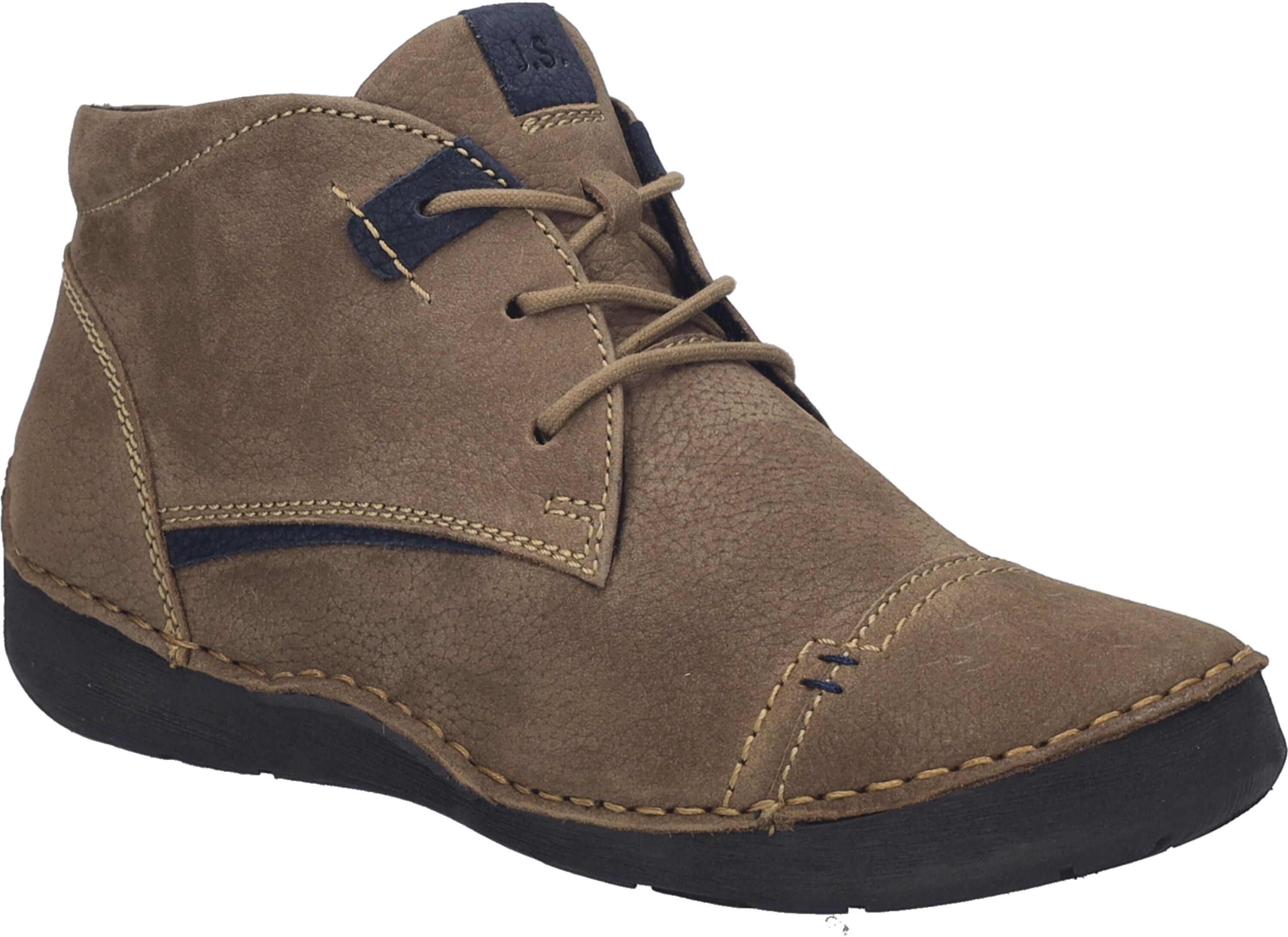 Stiefelette JOSEF SEIBEL "Fergey 43, castagne-kombi", Damen, Gr. 38, castagne, kombi, Schuhe Stiefelette