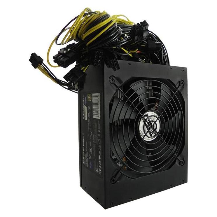 Qoltec 50147 ATX Power Supply 1600W 80 Plus Gold Bitcoin Miner (1600 W) (50147)