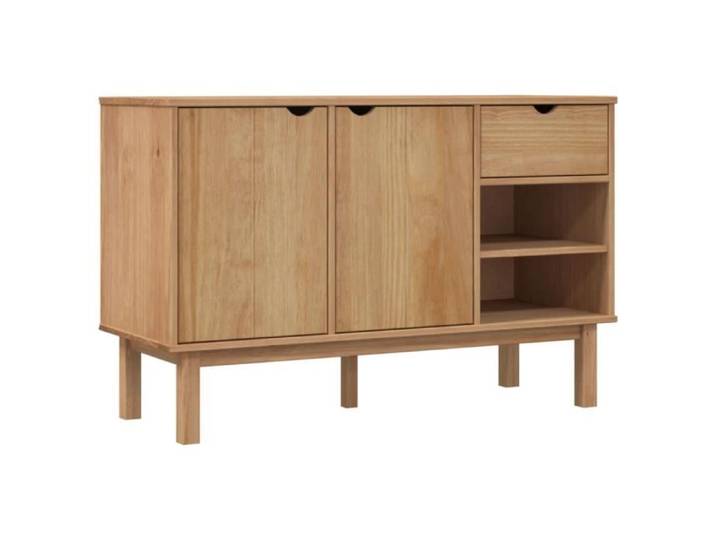 Buffet - ASHATA - OTTA - Bois massif de pin - 1 tiroir - 2 portes - Style scandinave