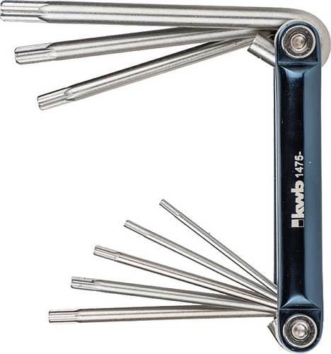 Kwb Sechskantschlüssel-Set T 9, T 10, T 15, T 20, T 25, T 27, T 30, T 40 8teilig