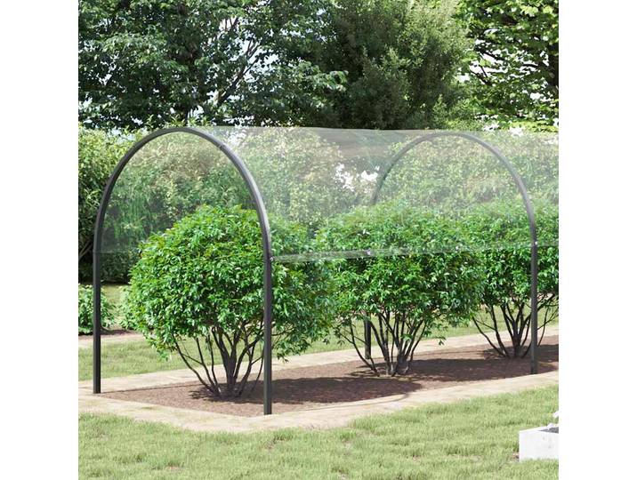 vidaXL Transparente Plane mit Ösen 4x12 m PVC