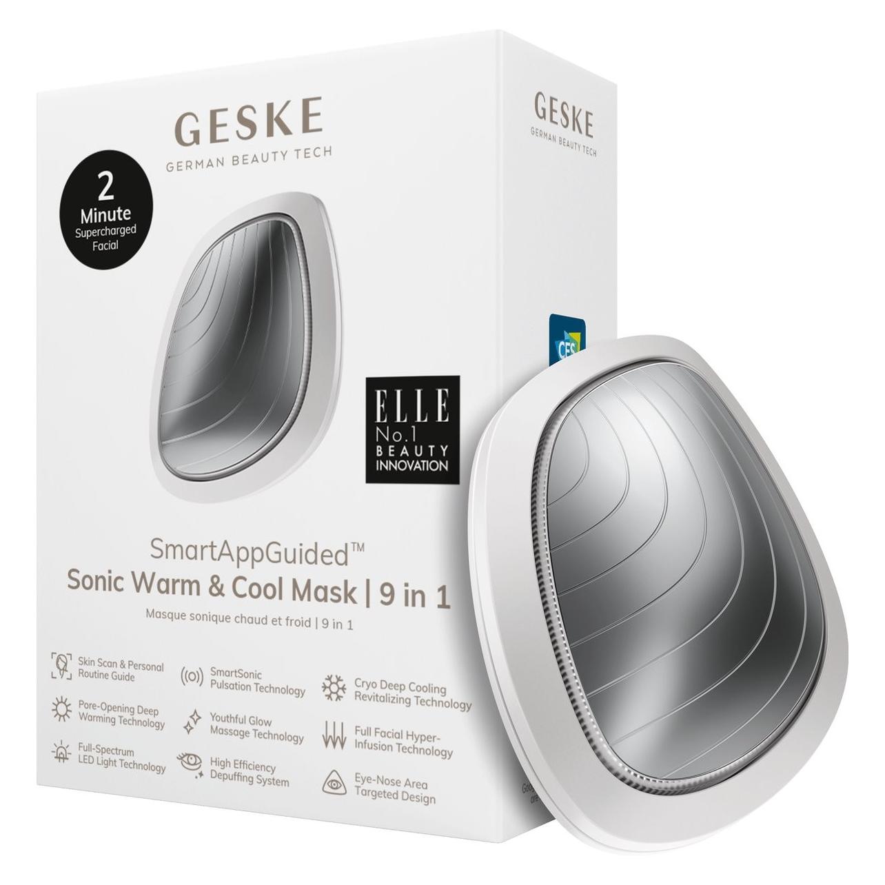 Geske Smartappguidedtm Sonic Warm & Cool Mask 9 in 1 Beauty LED (GK000002WH01)