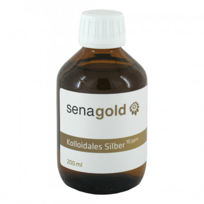 Senagold Naturheilmittel GmbH KOLLOIDALES SILBER 10 ppm flüssig 200 ml 11321405
