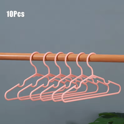 Inspire Curations Non Slip Space Saving Heavy Duty Clothes Hangers 10pcs Pink