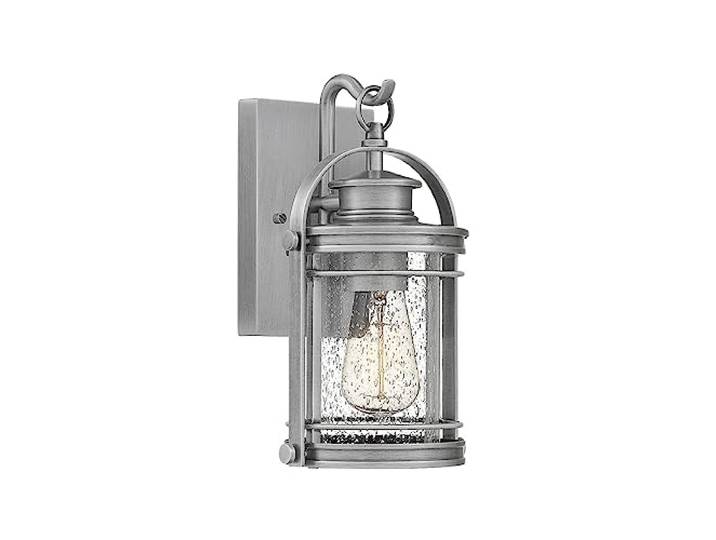 NATUR Elstead Quoizel Booker Outdoor Wandlaterne Industrial Aluminium, IP44, Black