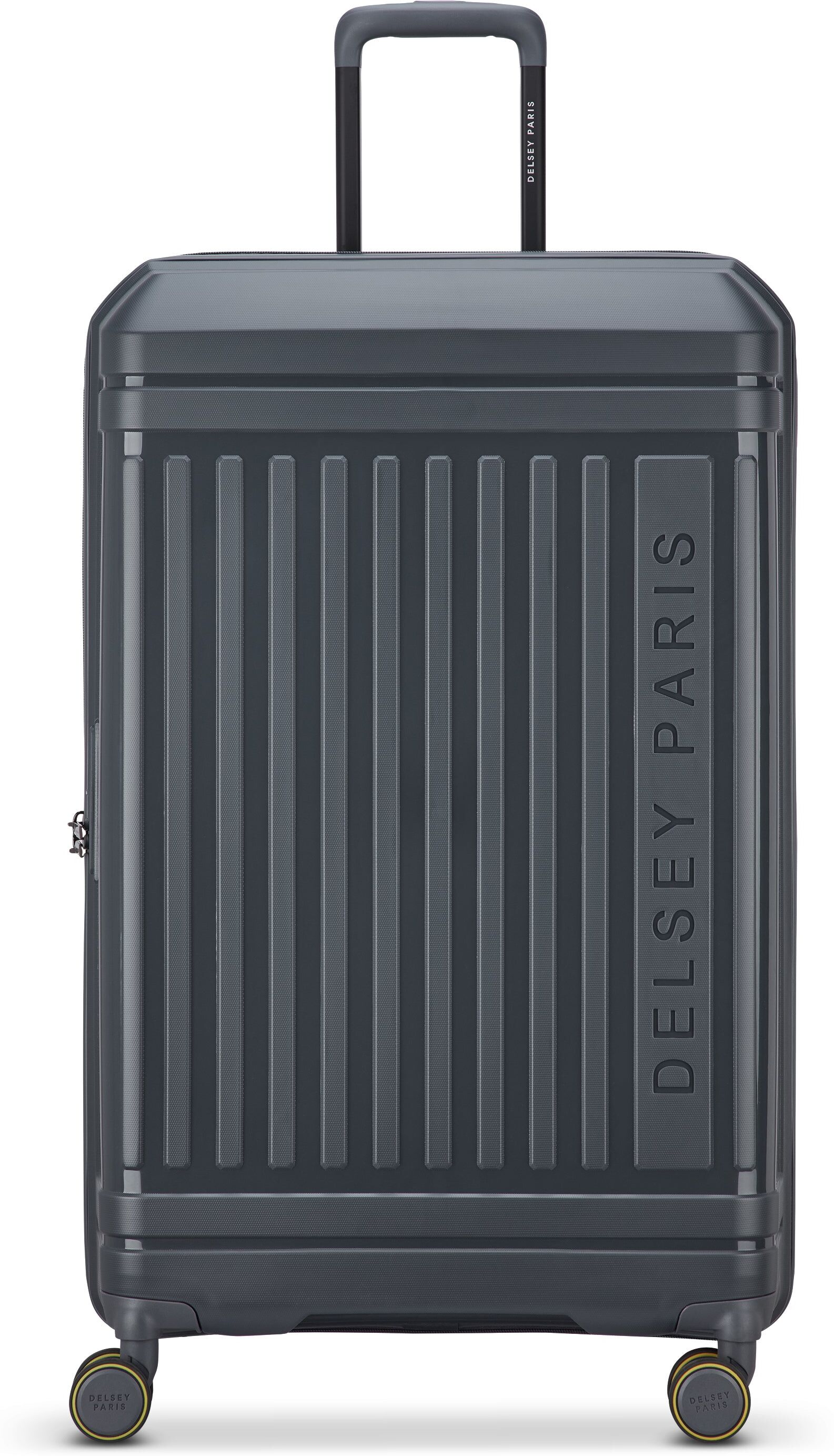 Delsey Lutece 80cm 4-Wheel Expandable Extra Large Suitcase - Graphite
