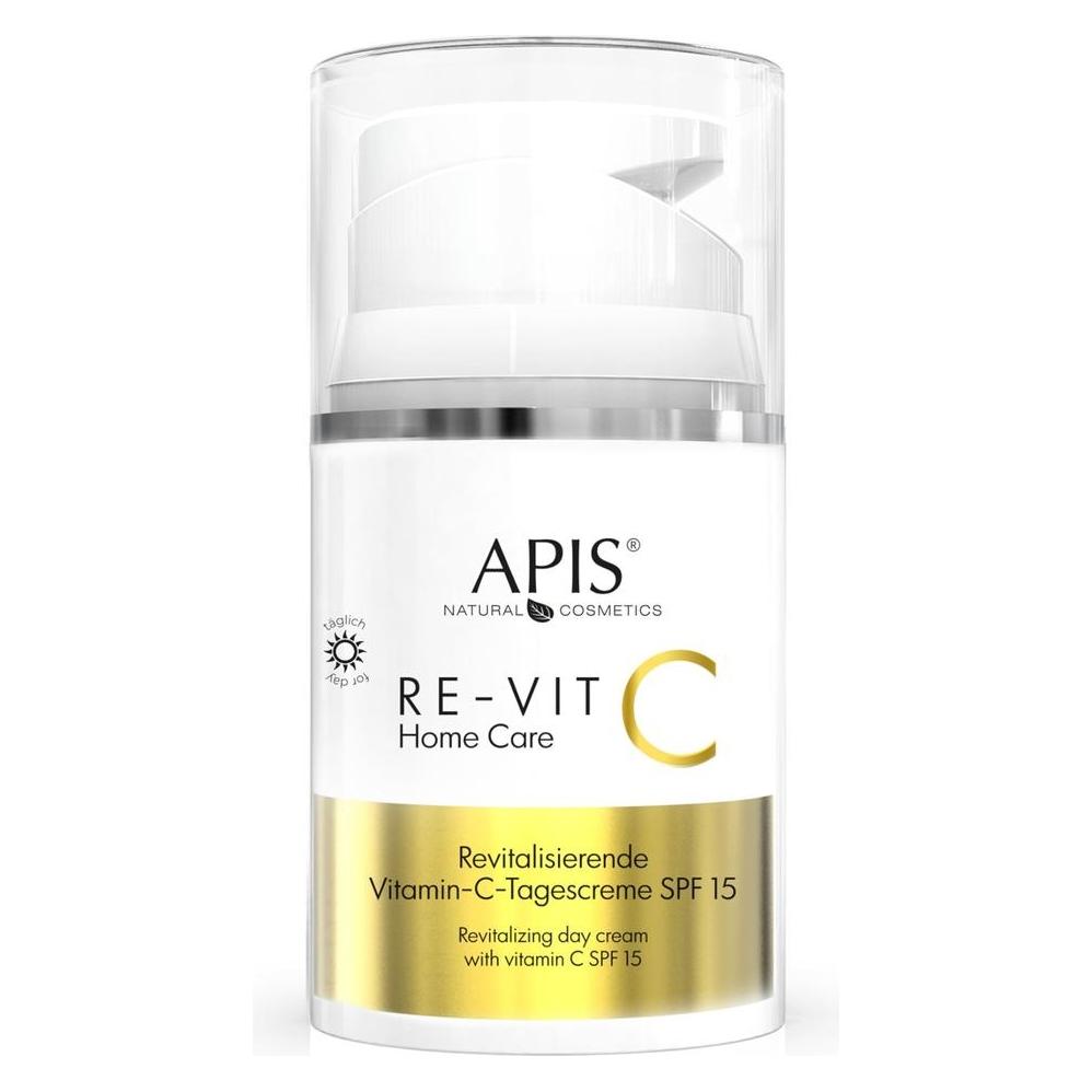 Apis Natural Cosmetics Apis Re-Vit C Home Care Spf15 Revitalizing Cream With Vitamin C For The Day 50Ml (SPF 15, 50 ml) (5901810006112)